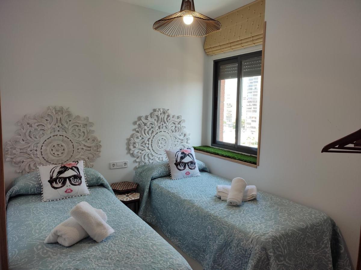 Junto Playa Levante Con Terraza Chill-Out-2 Wcs-A Estrenar Gemelos 23 Бенідорм Екстер'єр фото